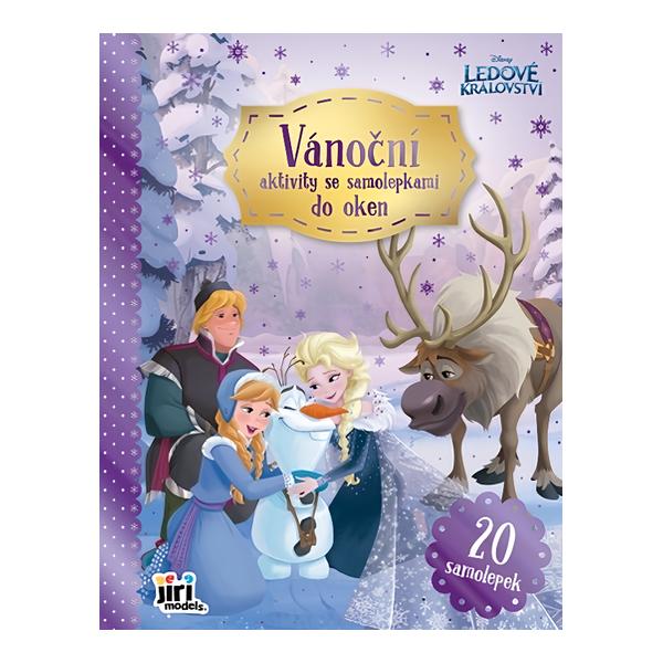 JIRI MODELS Vánoční aktivity se samolepkami do oken Ledové království