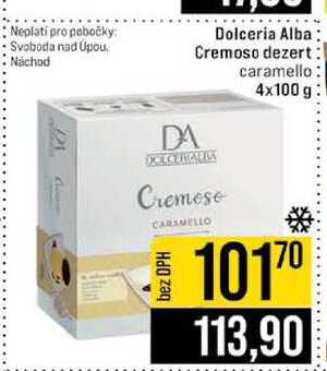 Dolceria Alba Cremoso dezert caramello 4x100 g