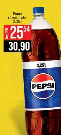 Pepsi různé druhy 2,25l