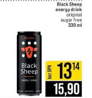 Black Sheep energy drink original sugar free 330 ml
