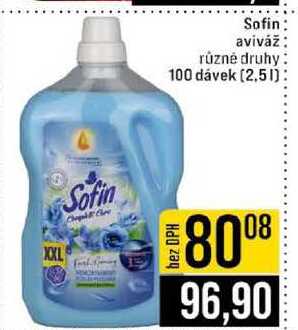 Sofin aviváž různé druhy 100 dávek 2,5l