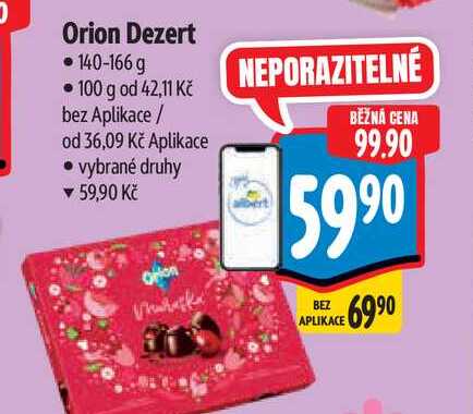 Orion Dezert 140-166 g