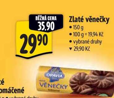  Zlaté věnečky 150 g 