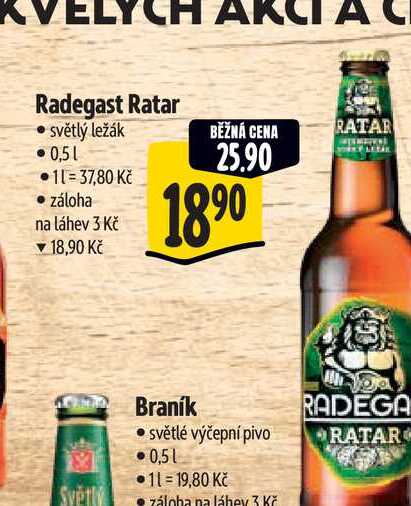  Radegast Ratar 0,5 l