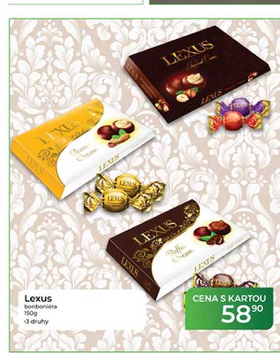 Lexus bonboniéra 150g  