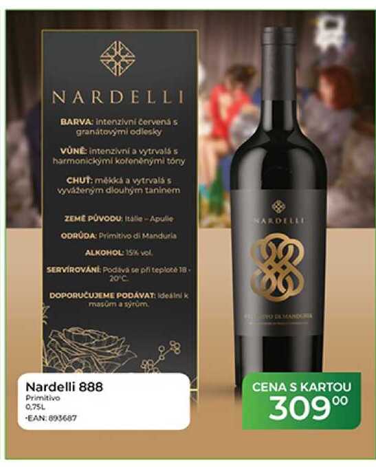 Nardelli 888 Primitivo 0,75L 