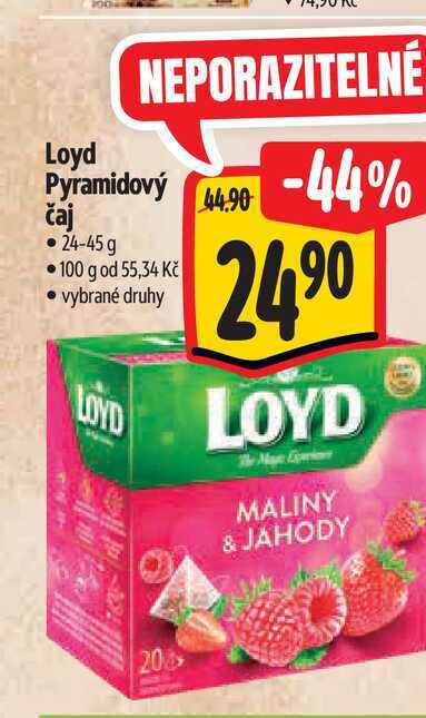 Loyd  Pyramidový čaj  24-45 g  
