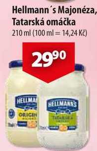 Hellmann's Majonéza, Tatarská omáčka, 210 ml
