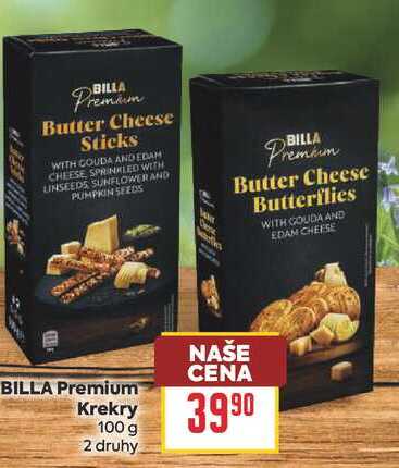 BILLA Premium Krekry 100 g