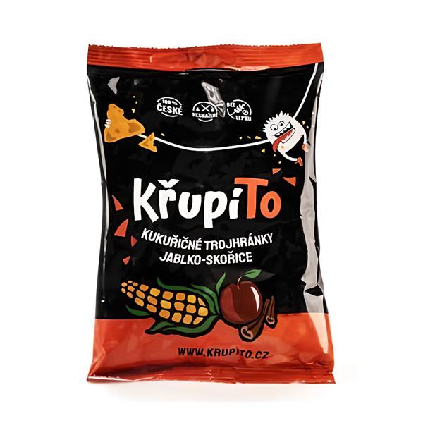 KřupíTo Kukuřičné trojhránky Jablko- skořice