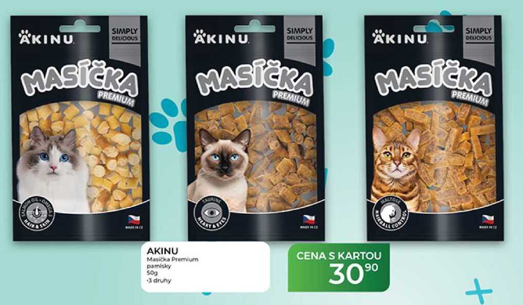 AKINU Masička Premium pamlsky 50g