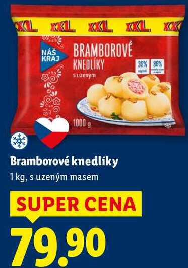 Bramborové knedlíky, 1 kg