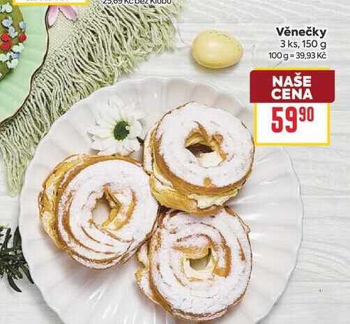 Věnečky 3 ks, 150 g