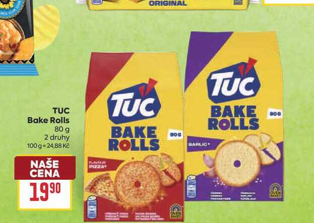TUC Bake Rolls 80 g 