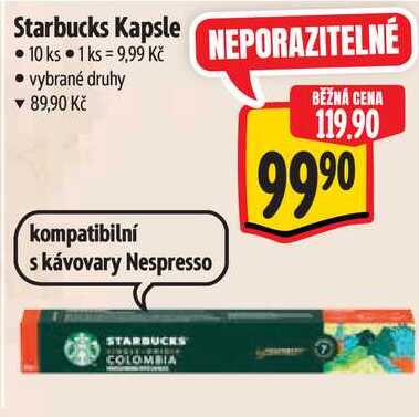 Starbucks Kapsle, 10 ks