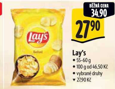 Lay's, 55-60 g 