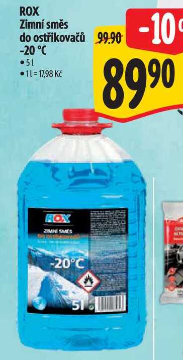 ROX Zimní směs do ostřikovačů -20 °C, 5 l