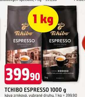 TCHIBO ESPRESSO 1000 g káva zrnková