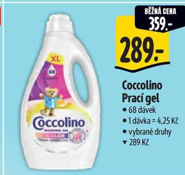 Coccolino Prací gel, 68 dávek