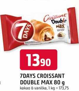 7DAYS CROISSANT DOUBLE MAX 80 g 