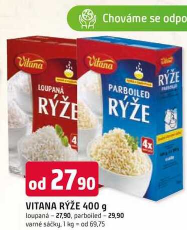 VITANA RÝŽE 400 g loupaná 