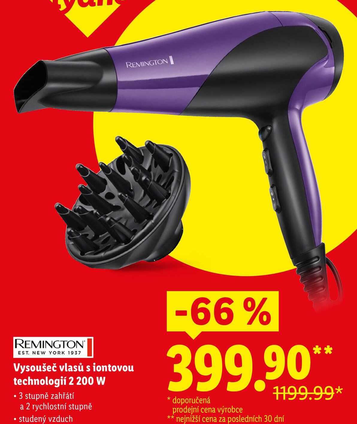 Vysoušeč vlasů s iontovou technologií 2 200 W