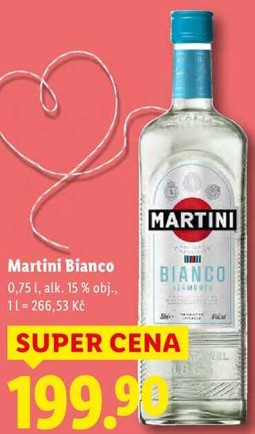 Martini Bianco, 0,75 l