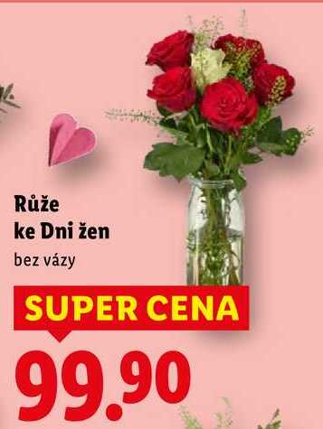 Růže ke Dni žen 