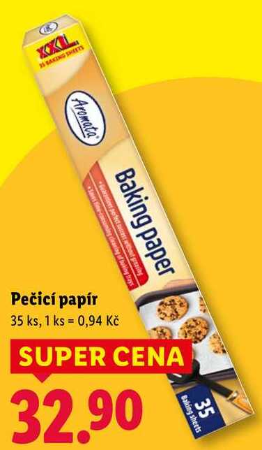 Pečicí papír, 35 ks