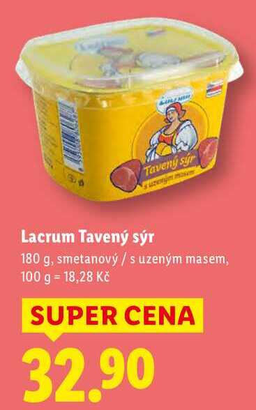 Lacrum Tavený sýr, 180 g
