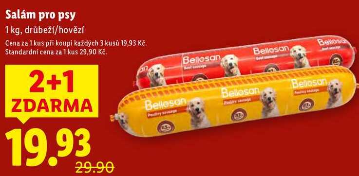 Salám pro psy, 1 kg