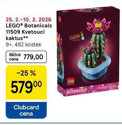 LEGO® Botanicals 11509 Kvetoucí kaktus