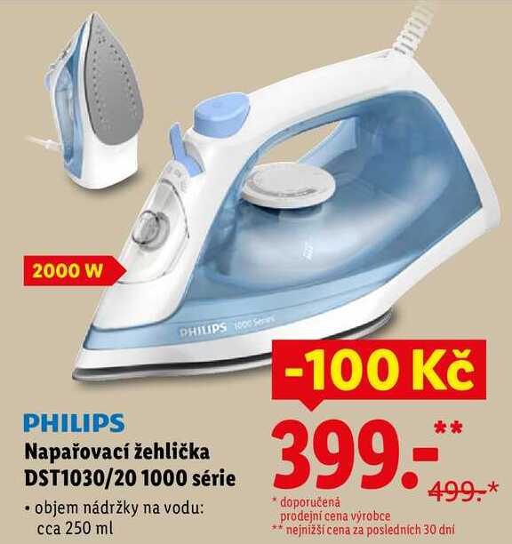 Napařovací žehlička DST1030/20 1000 série