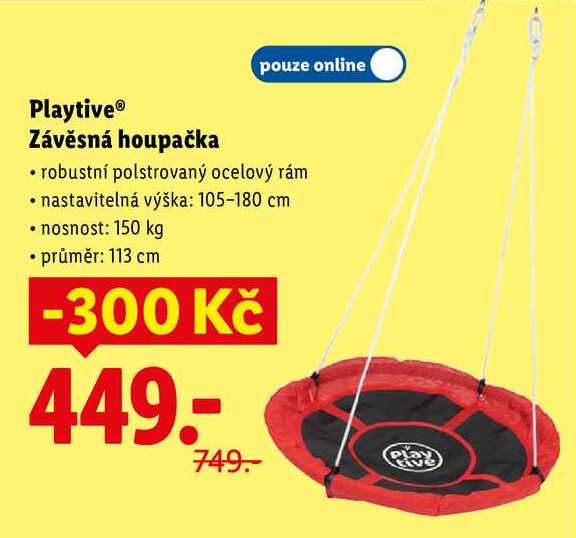 Playtive® Závěsná houpačka