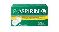 Aspirin C 400 mg/240 mg 20 šumivých tablet