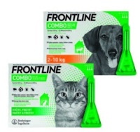 FRONTLINE COMBO spot‑on pro kočky, FRONTLINE COMBO spot‑on pro psy (2–10 kg) 3 ks