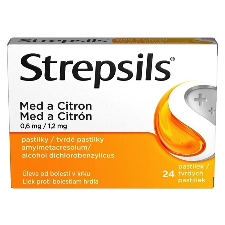 Strepsils Med A Citron 0,6mg/1,2mg pastilka 24