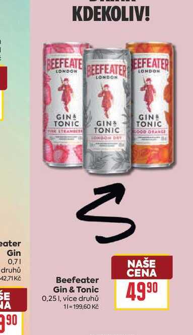 Beefeater Gin & Tonic 0,25l