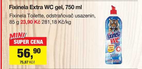 Fixinela Extra WC gel, 750 ml
