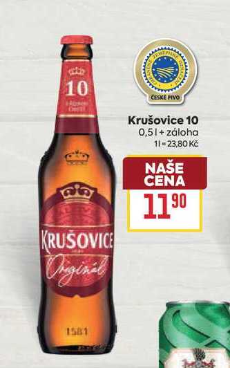Krušovice 10 0,5l