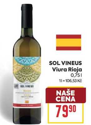 SOL VINEUS Viura Rioja 0,75l