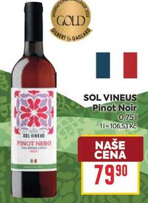SOL VINEUS Pinot Noir 0,75l