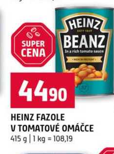 HEINZ FAZOLE V TOMATOVÉ OMÁČCE 415 g