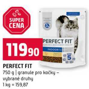 PERFECT FIT 750 g granule pro kočky vybrané druhy 
