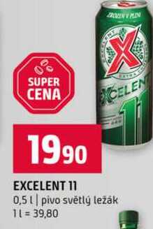 EXCELEN 0,5l pivo světlý ležák