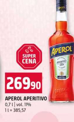 APEROL APERITIVO 0,7l vol. 11%