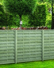 DŘEVĚNÁ PLOTOVÁ ZÁSTĚNA HAMBURG