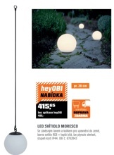 LED SVÍTIDLO MORESCO