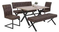 Lavice DONNA IB s opěradlem