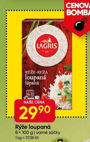 LAGRIS Rýže loupaná 8 × 100 g 